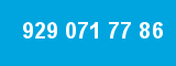 929 071 77 86 929 071 77 86